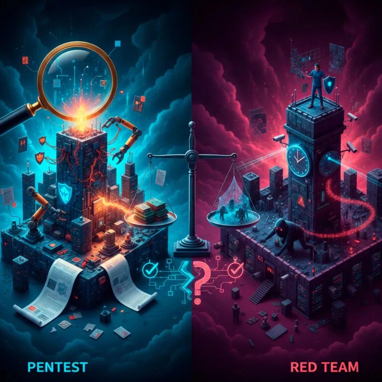 Pentest vs Red Team: cuál necesitas y cuándo